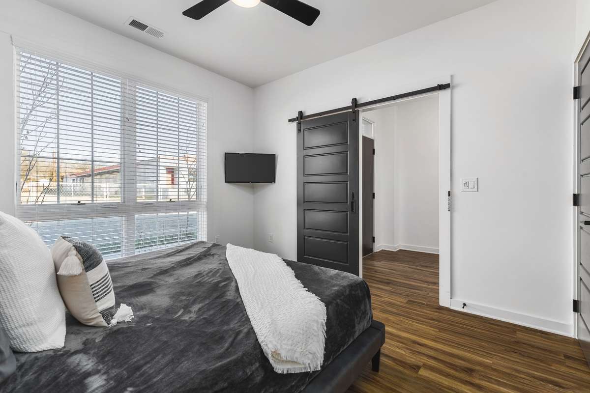 Window treatments in all rooms
