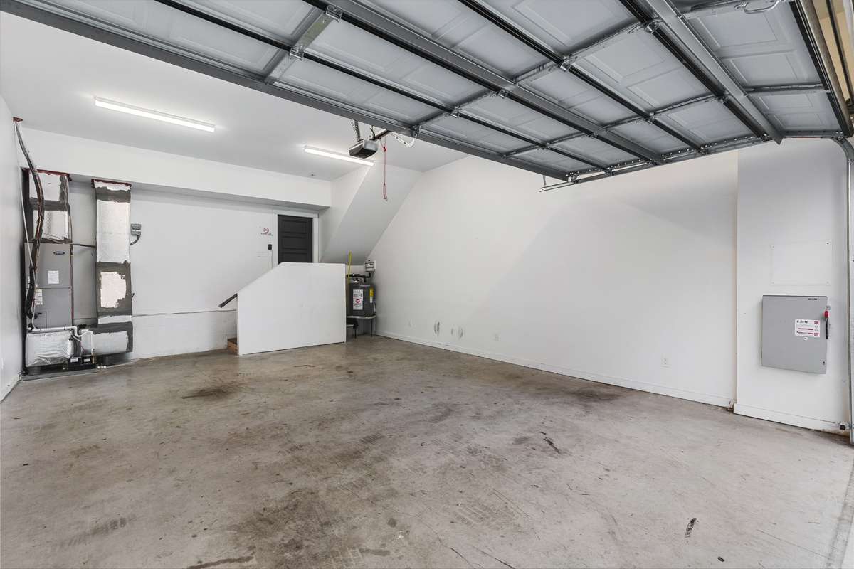Two car garage - keep as is for parking, or add value by transforming garage into a game room, wellness ceter, another TV lounge, karaoke bar, ect