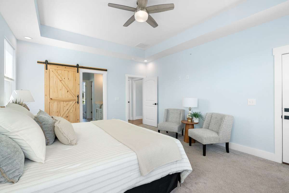 Tray ceiling adds elegance!