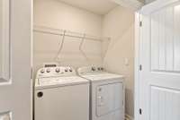 Laundry on second floor