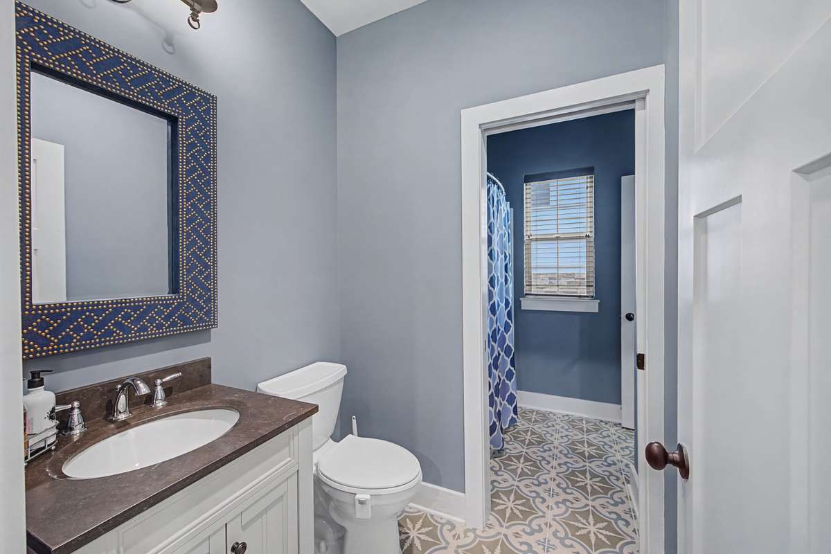 1 of 3 full bathrooms.