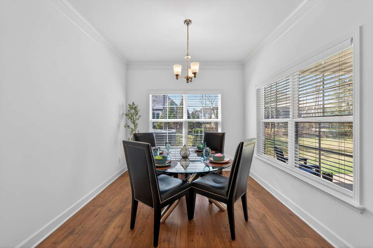 Breakfast Room with an abundance of natural light.