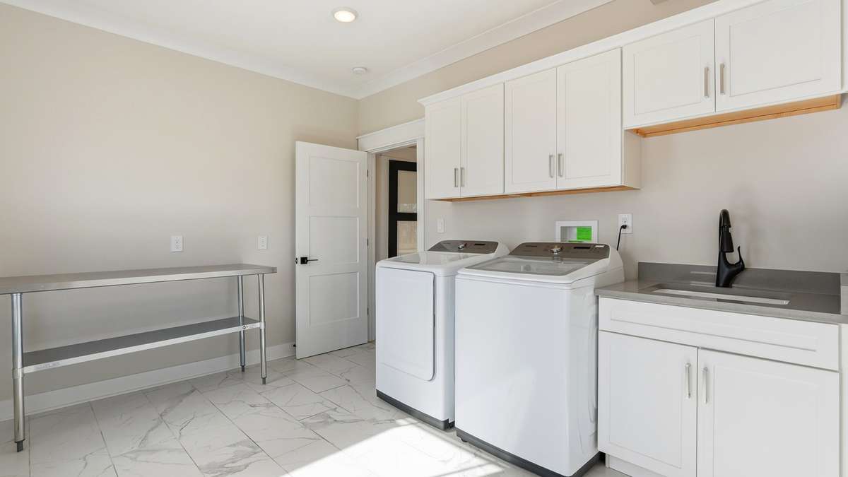 Large laundry room