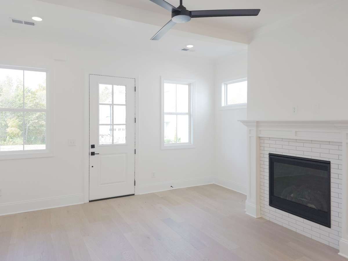 Gather around a cozy fireplace any time!