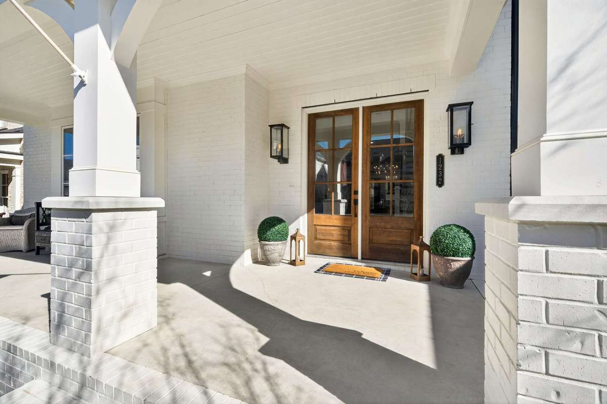 Enjoy quiet nights on your front porch in the Spring or Summer