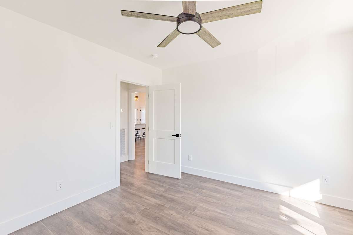 Bedroom 3 with walk-in closet.