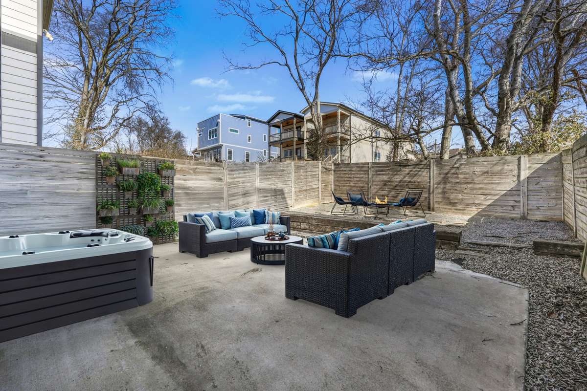 Virtually Staged Back Patio