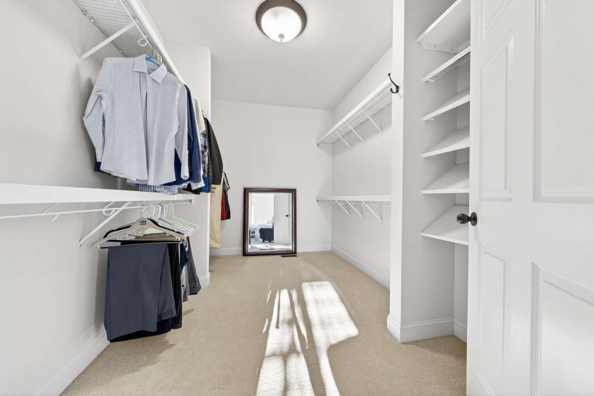 Primary bedroom closet
