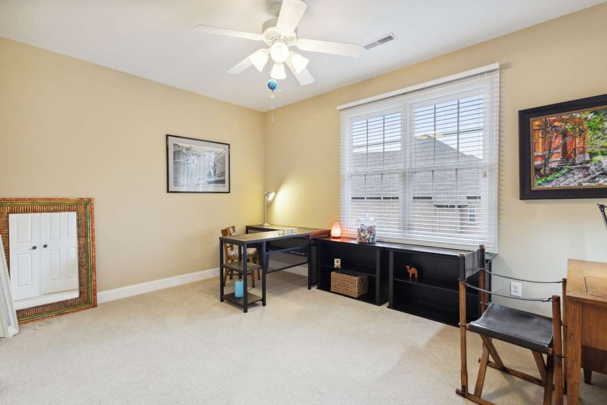 Bedroom 4 has twin windows and one extra large deep closet