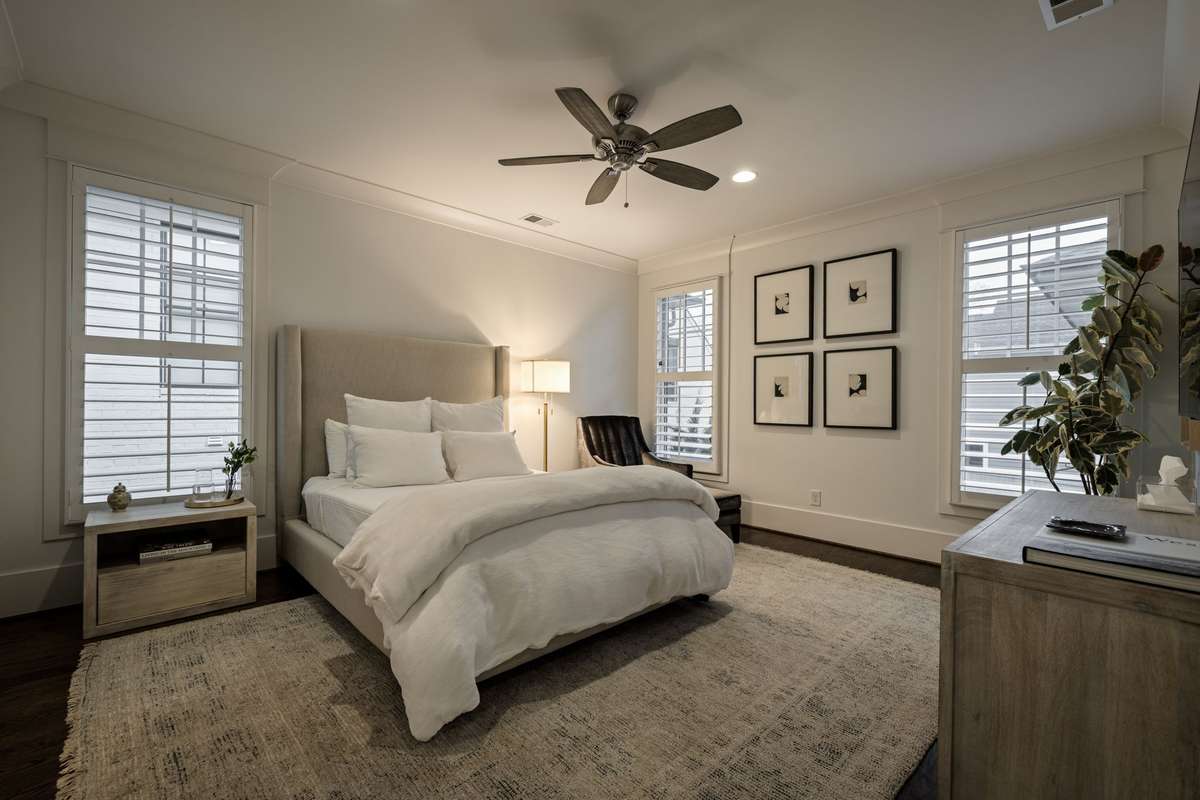 Secondary bedroom with soft natural light