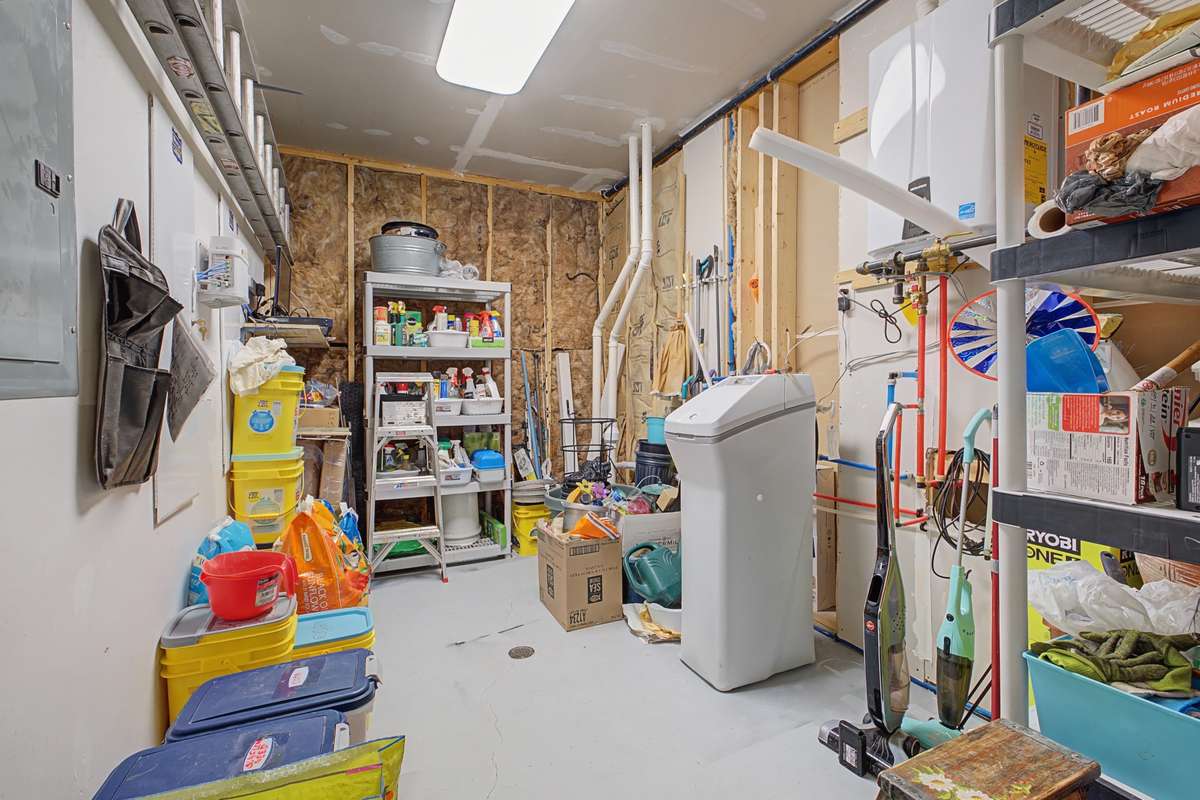 Utility room in basement