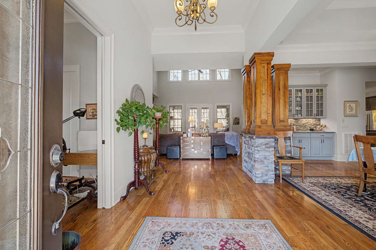 Formal entry foyer to your great room and formal dining room