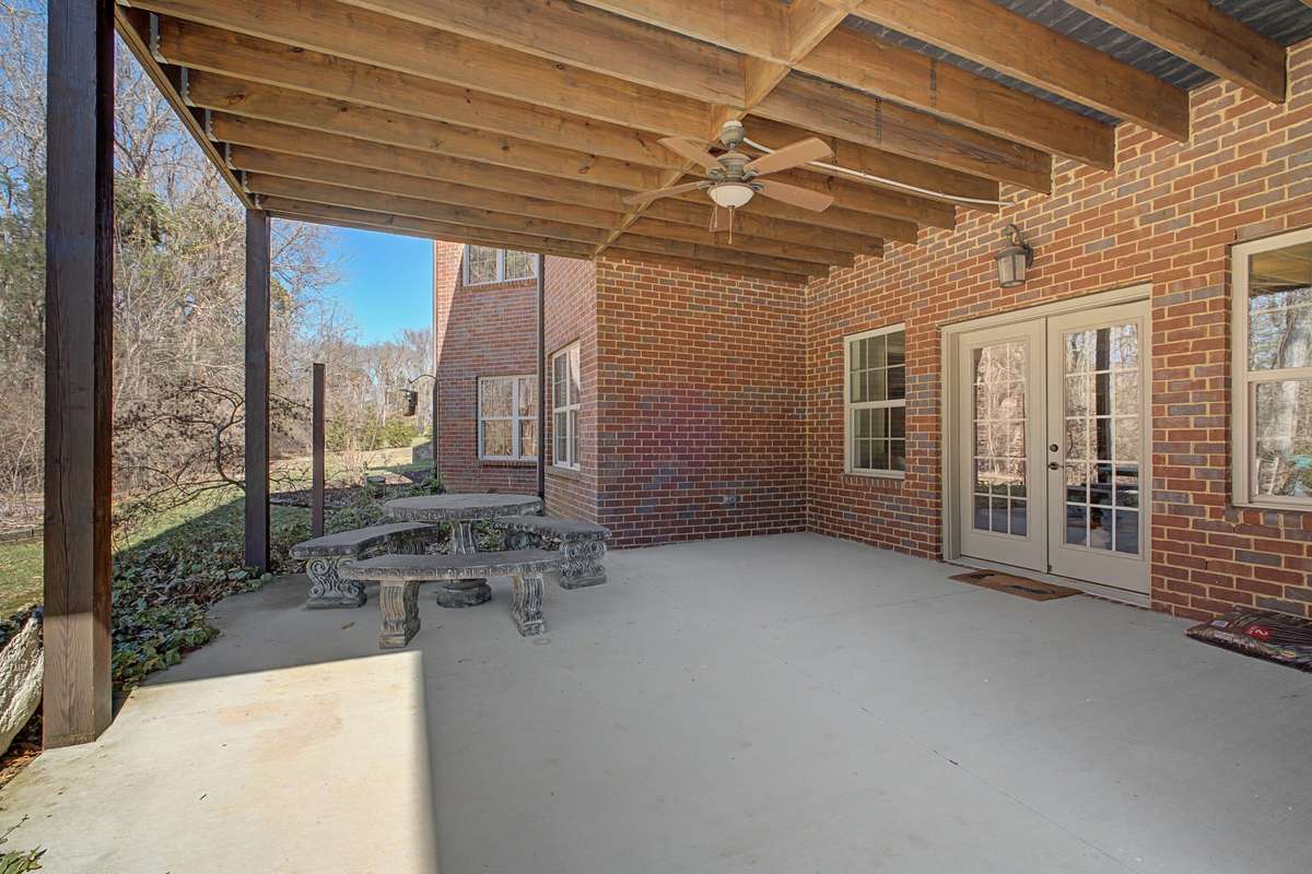 Private entry to basement level living space