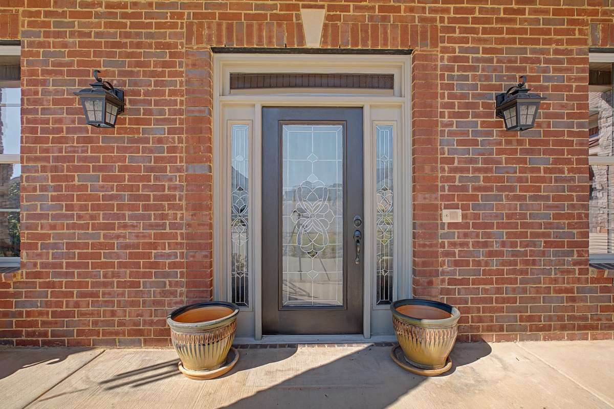 Beautiful custom entry door