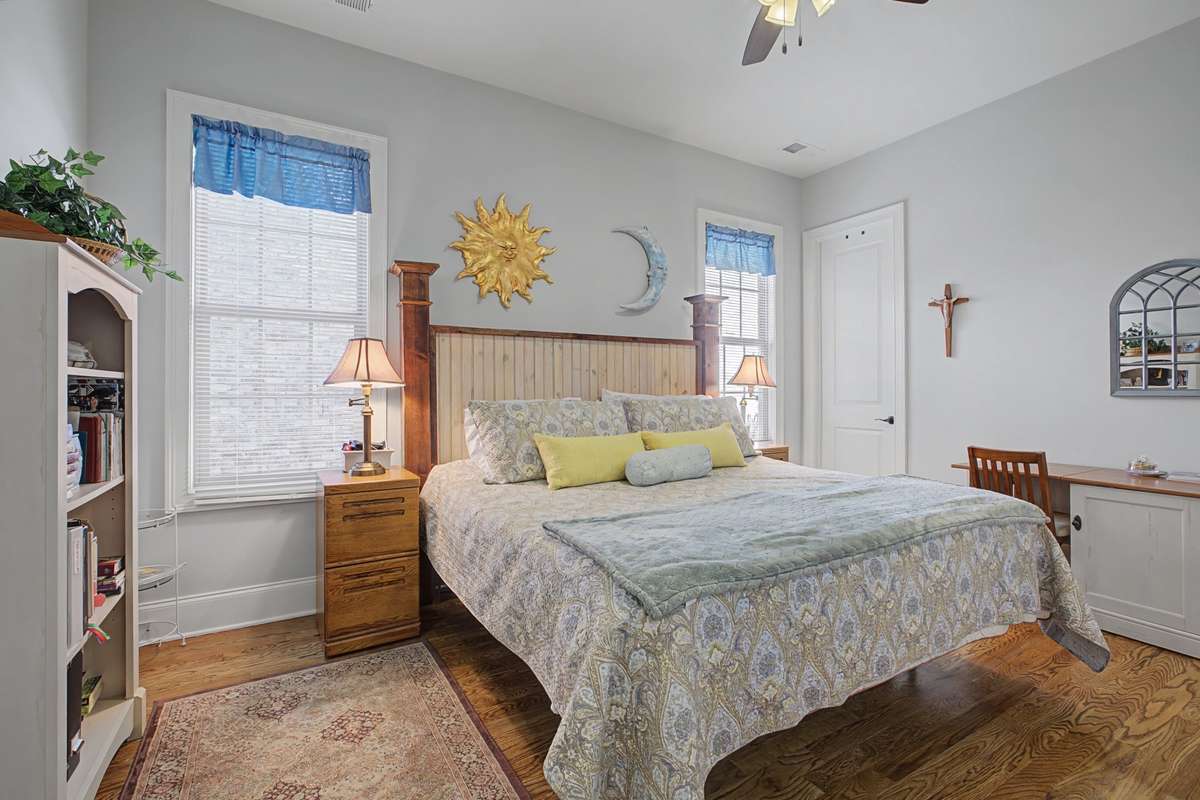 Guest bedroom on main level