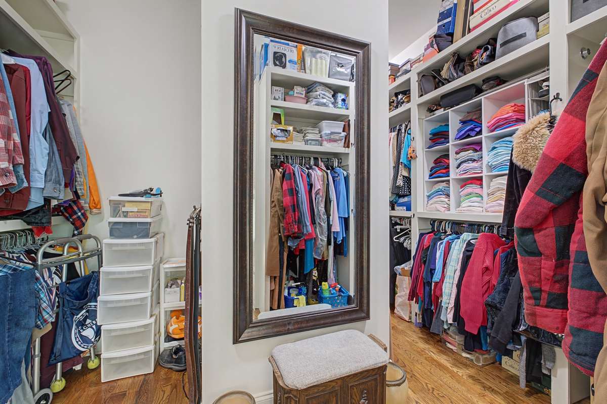 Primary bedroom - extra-large walk-in closet