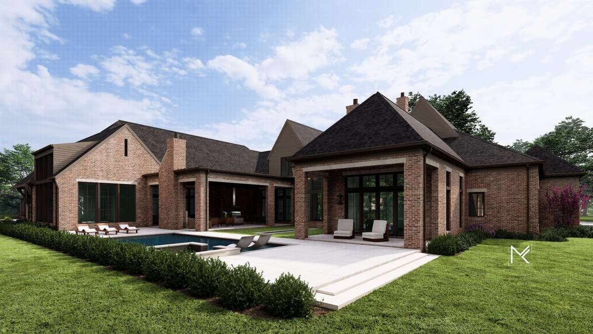 The home offers outdoor living at its finest for all seasons.