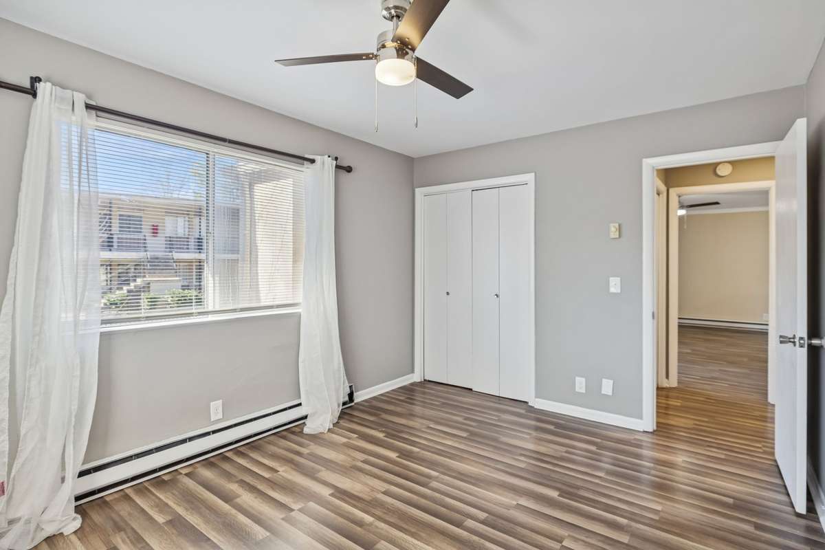 One of two spacious bedrooms with durable,laminate flooring! 550 Harding Place, #F 107, Nashville, TN 37211