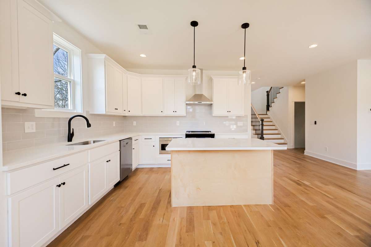 High quality soft close cabinets.