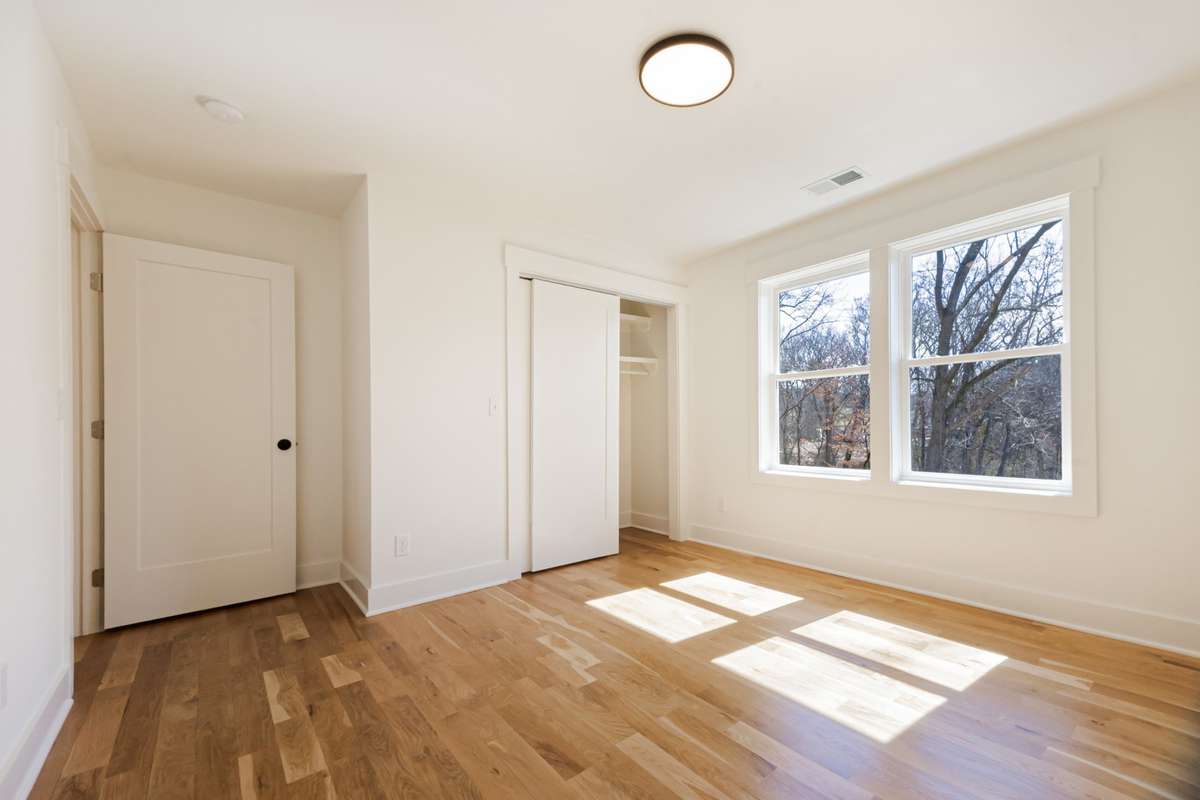 Bedroom number 2 with supporting closet space.