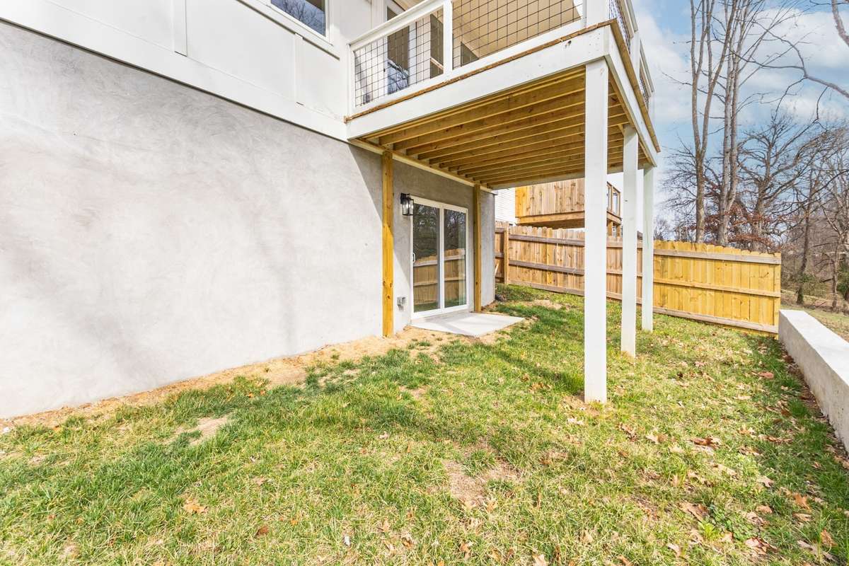 Step out patio great for entertainment.
