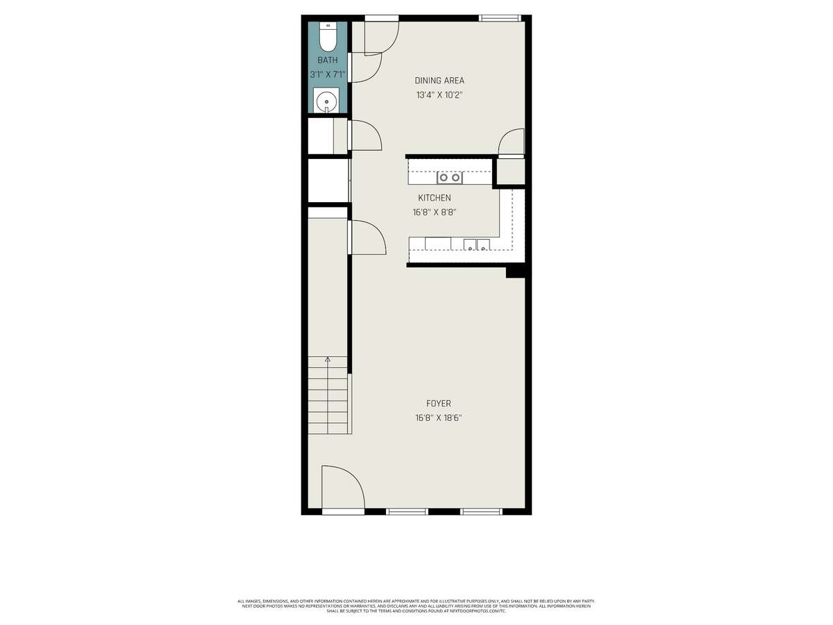 Main level floor plan