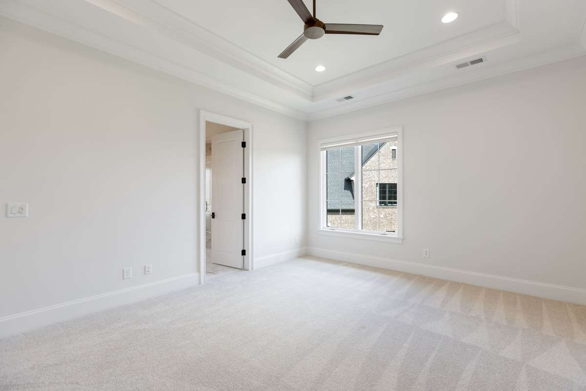 3 secondary bedrooms on the second floor all with attached en suites featuring a walk in shower, separate soaking tub and walk in closets