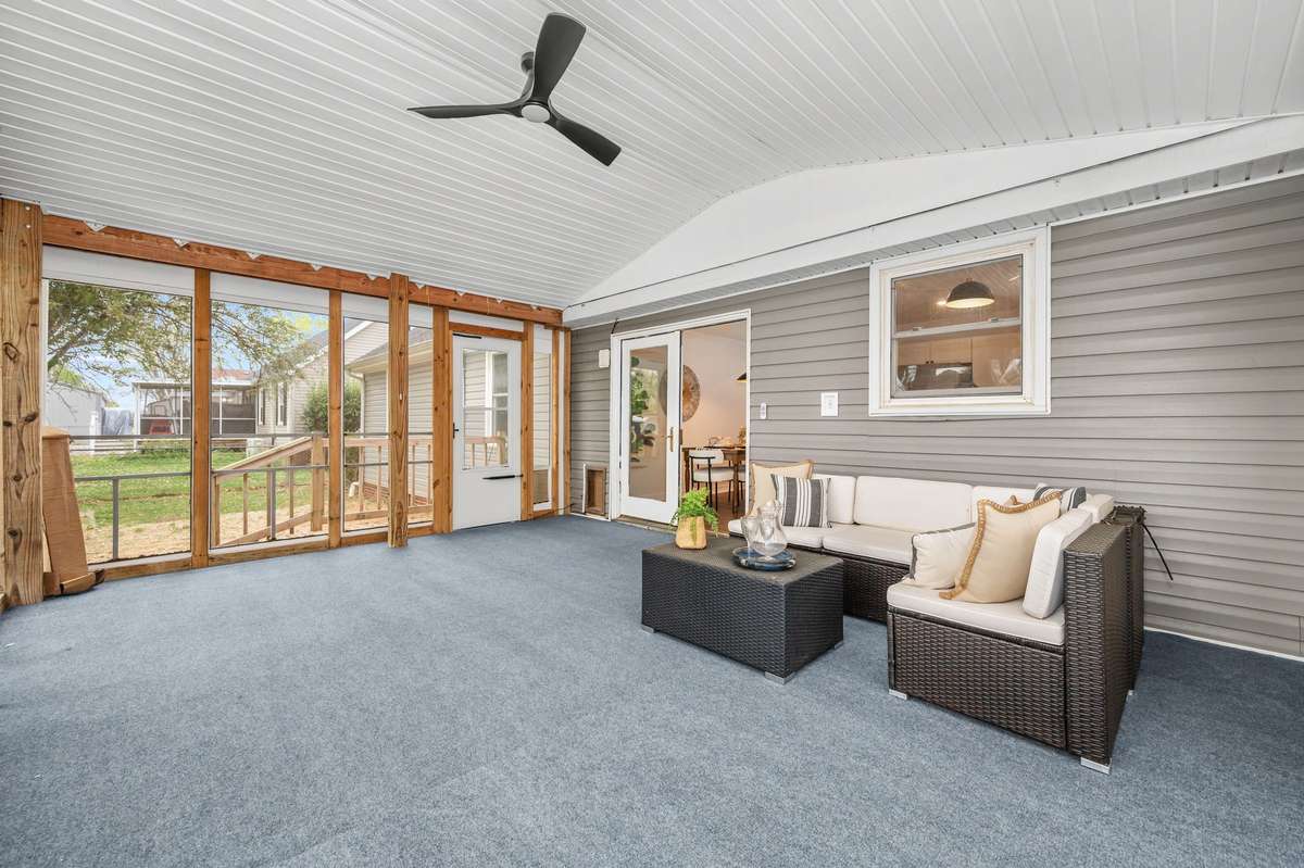 Get comfy and relax out here for morning coffee, evening cookouts, watching a movie or just wind down and listen to nature.