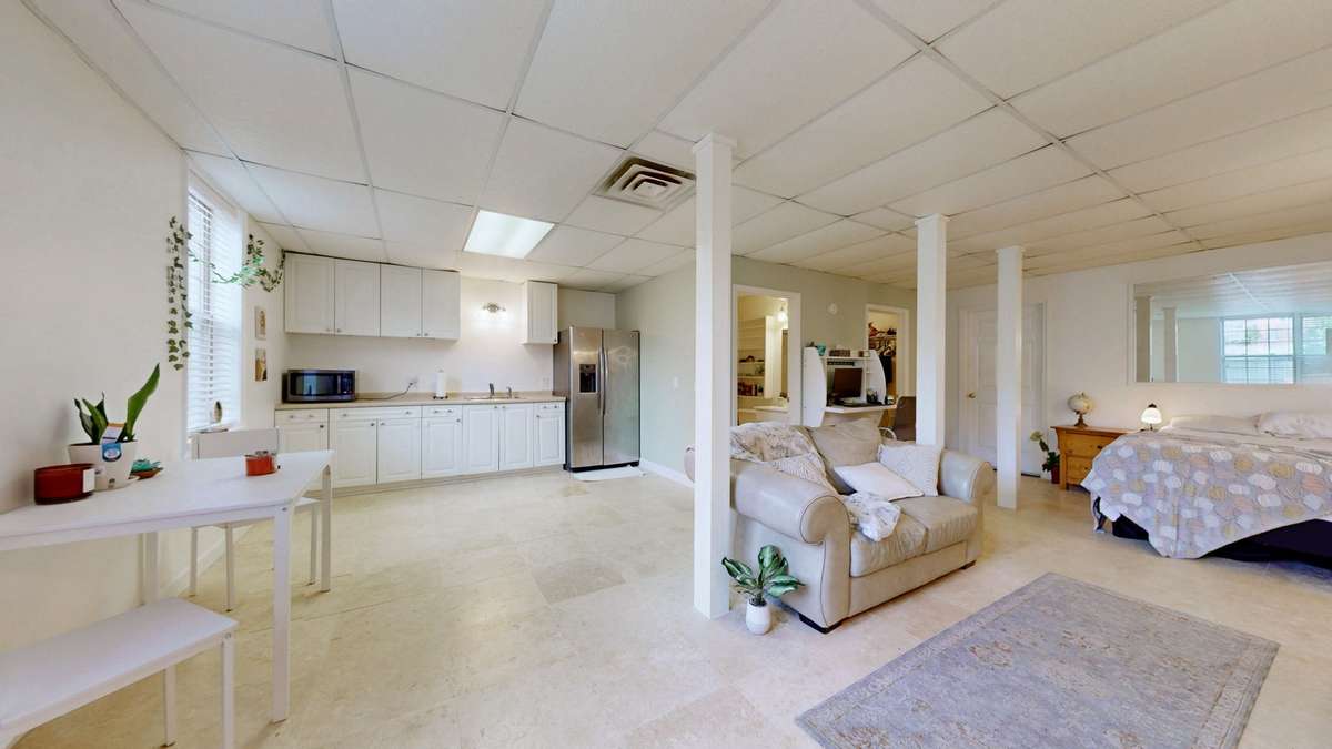 In-law Suite with Kitchen, full bath and walk-in closet