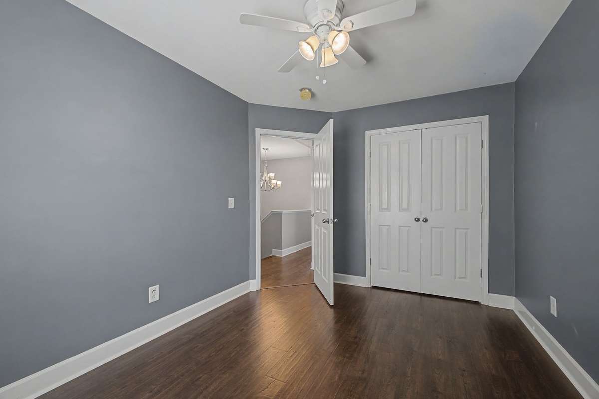 Bedroom 2 with double door closet.