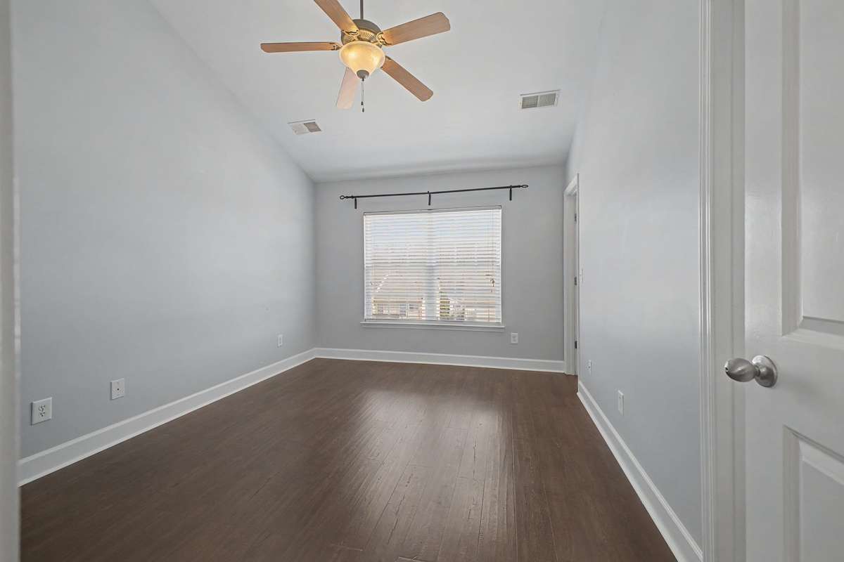 Primary Bedroom on the second level.  Room for a king size bed.
