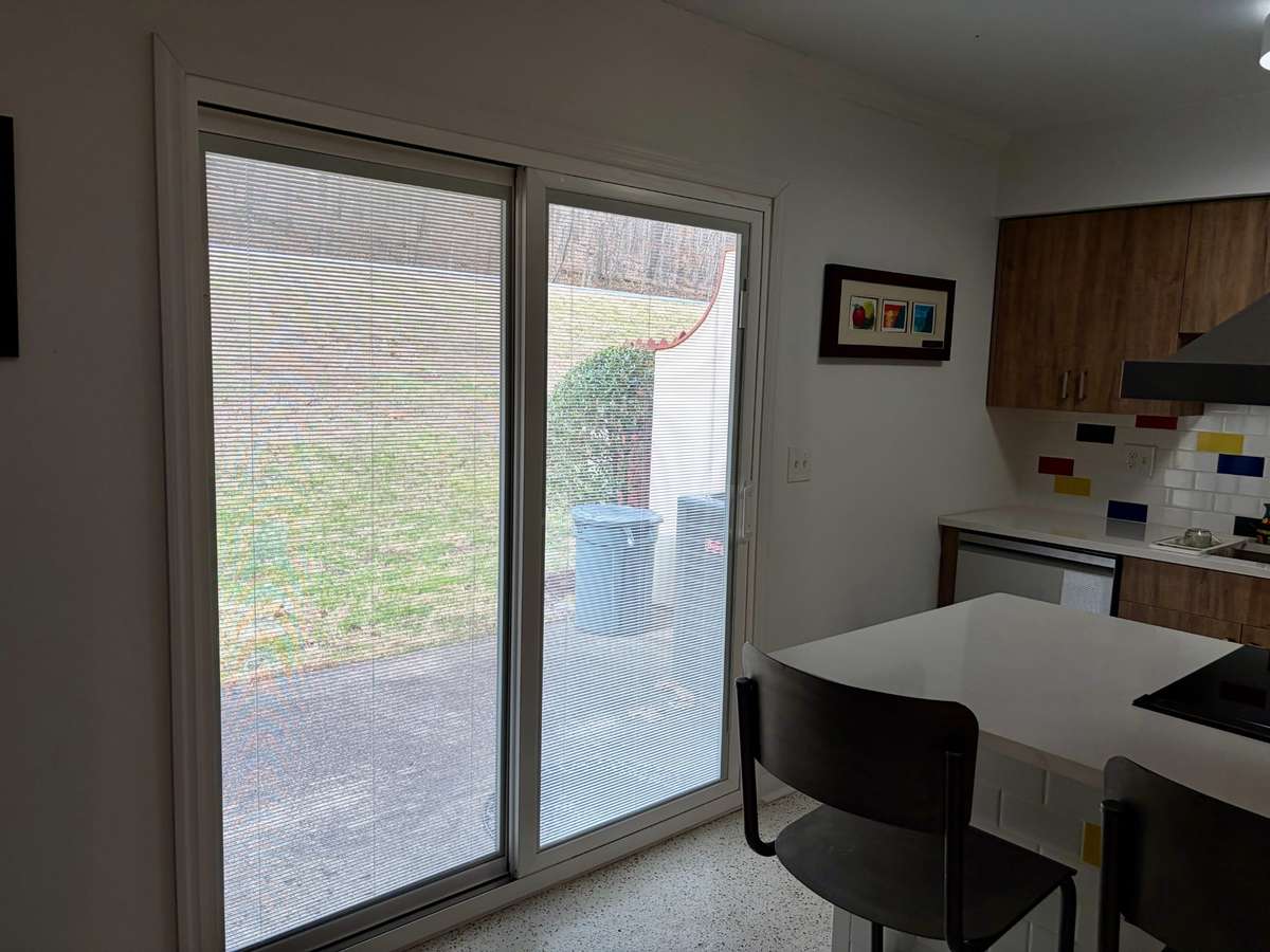 Kitchen doors to patio