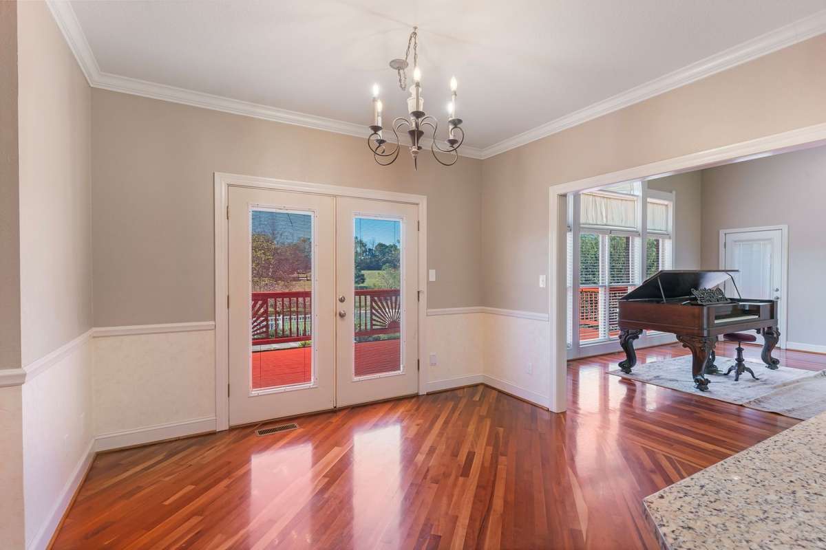 Eat-in Kitchen opens to the spacious deck.