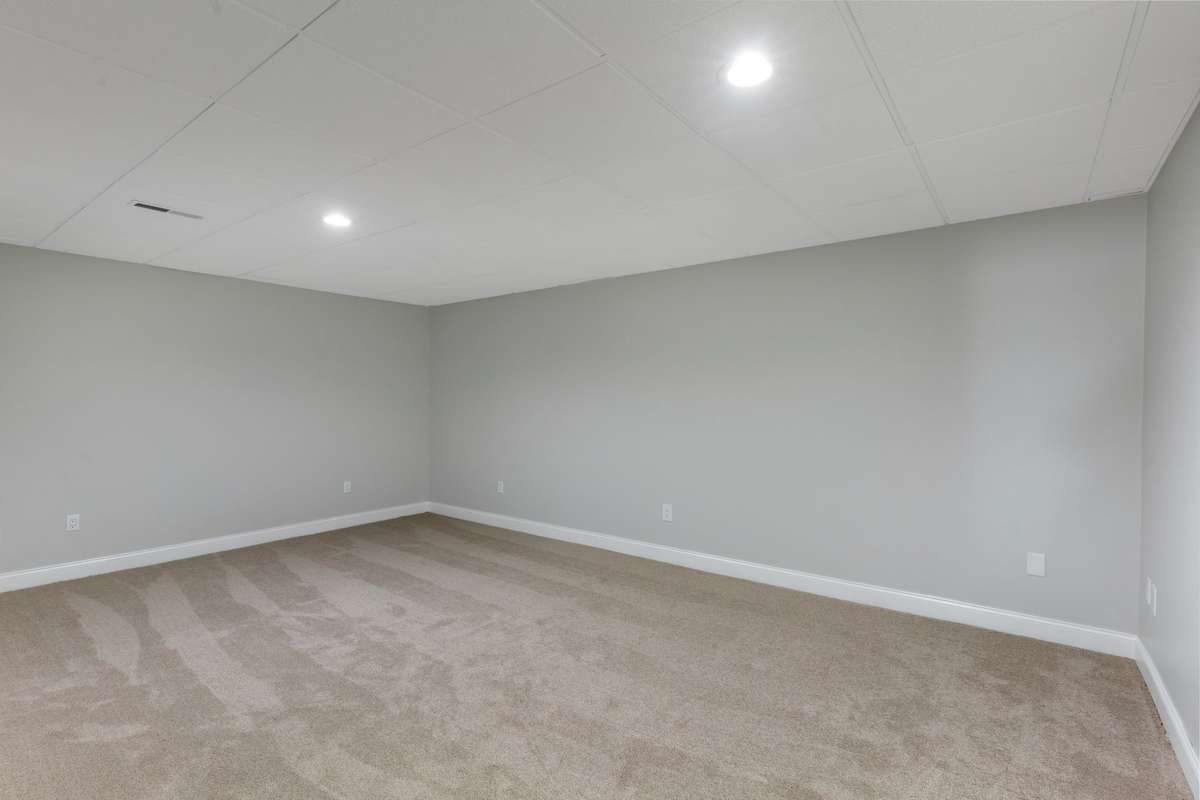 Basement guest bedroom