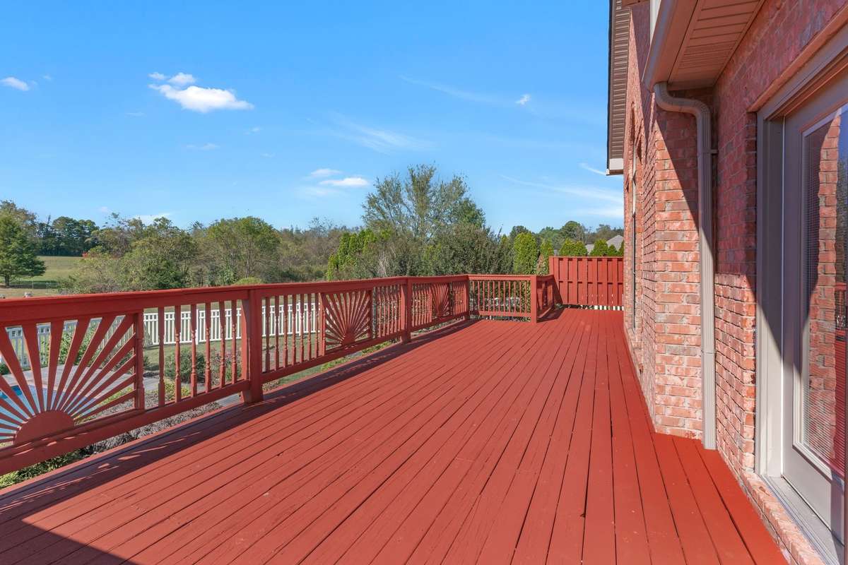 Deck recently refinished