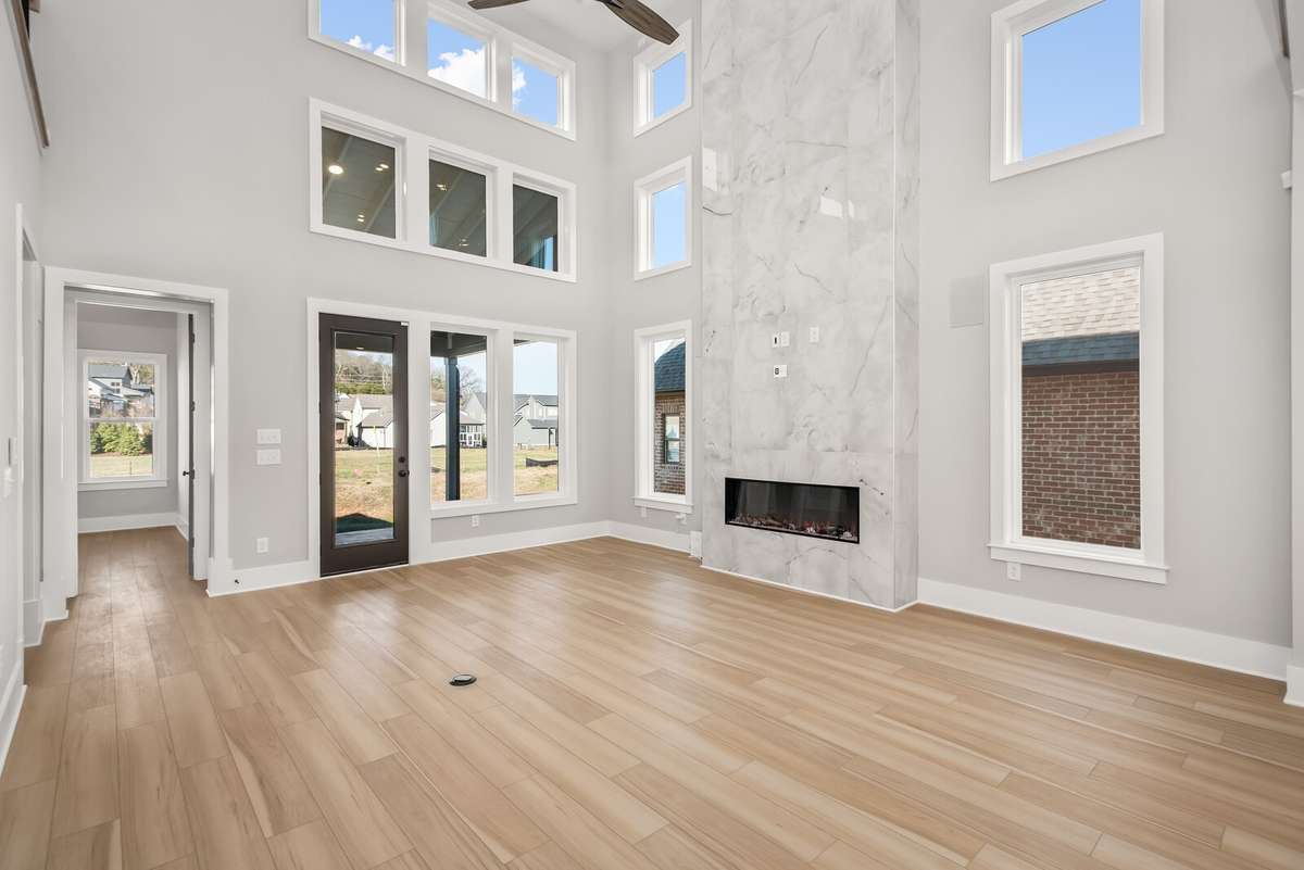 Lots of windows ensure natural light
