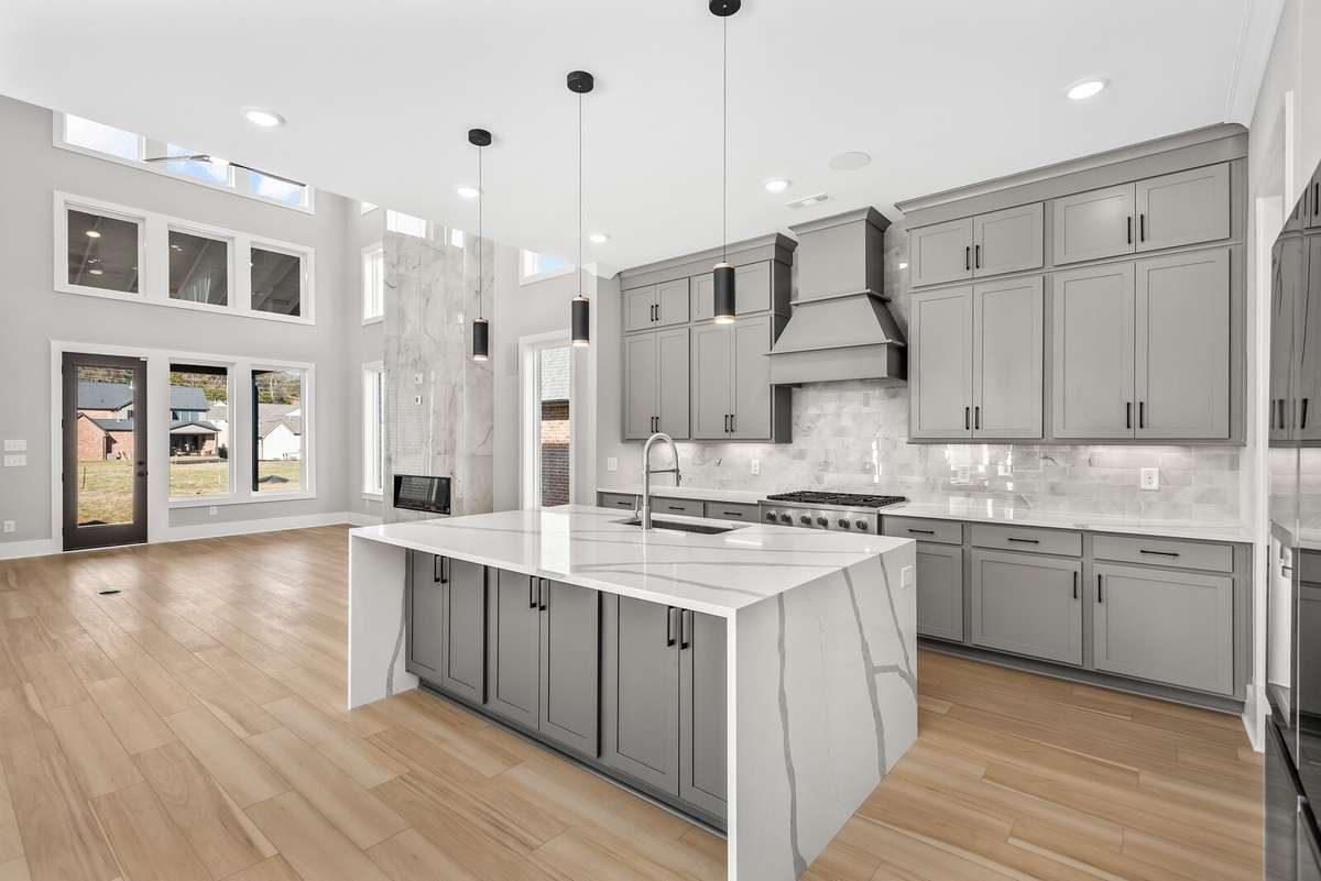 View of the Living / Family room from the kitchen