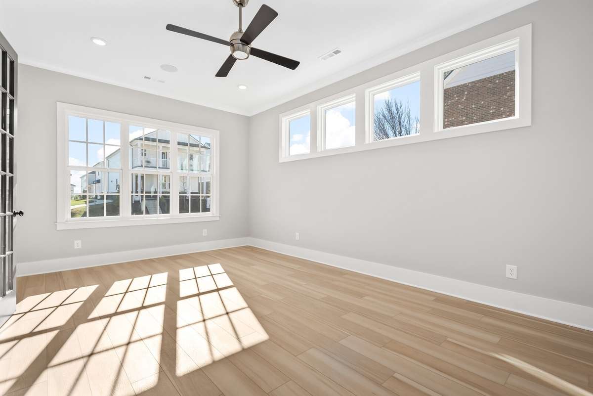 Tons of light from all the windows through out the home
