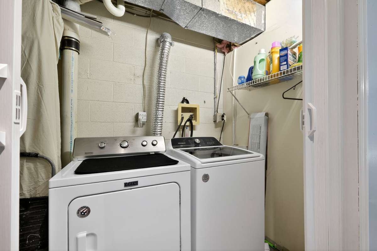 Laundry room 1 --- but this home has a second laundry closet as well!  Use them both to make laundry day a  breeze.