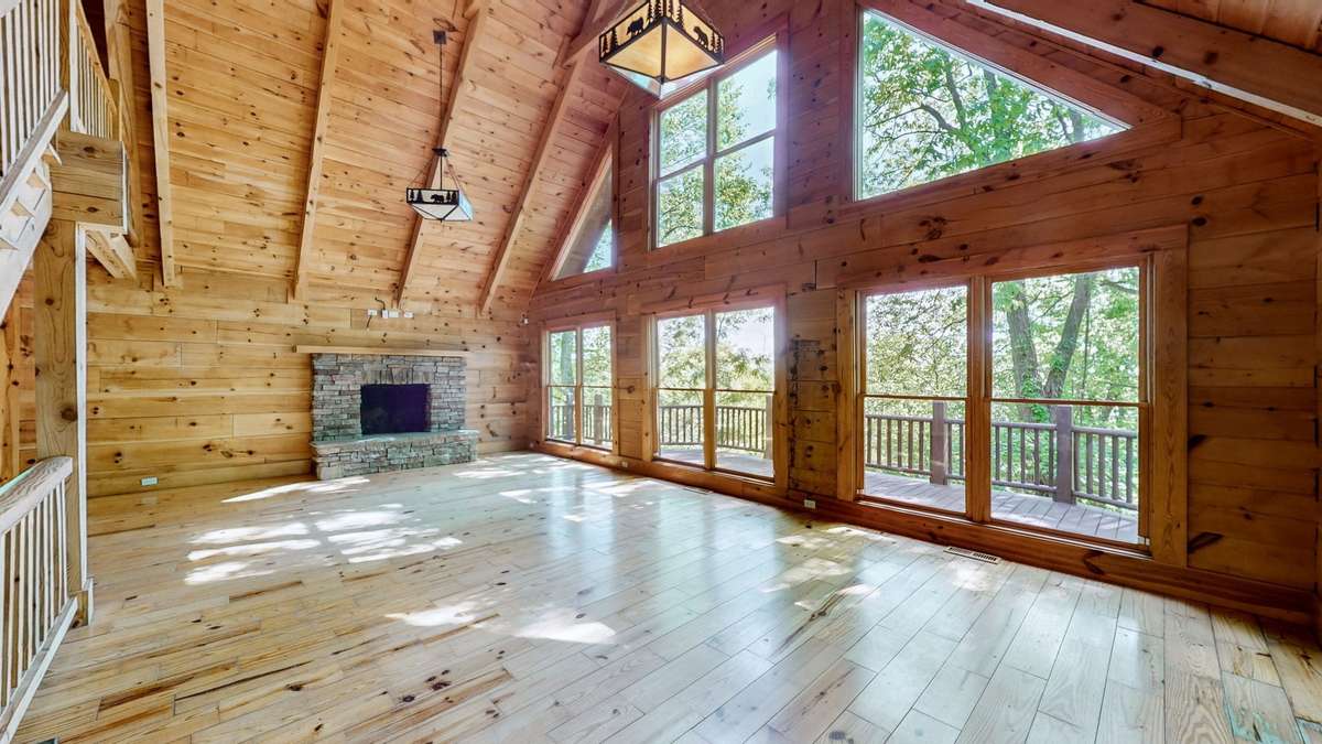 Would you use modern furniture or more keep the rustic charm throughout? Your options are limitless!