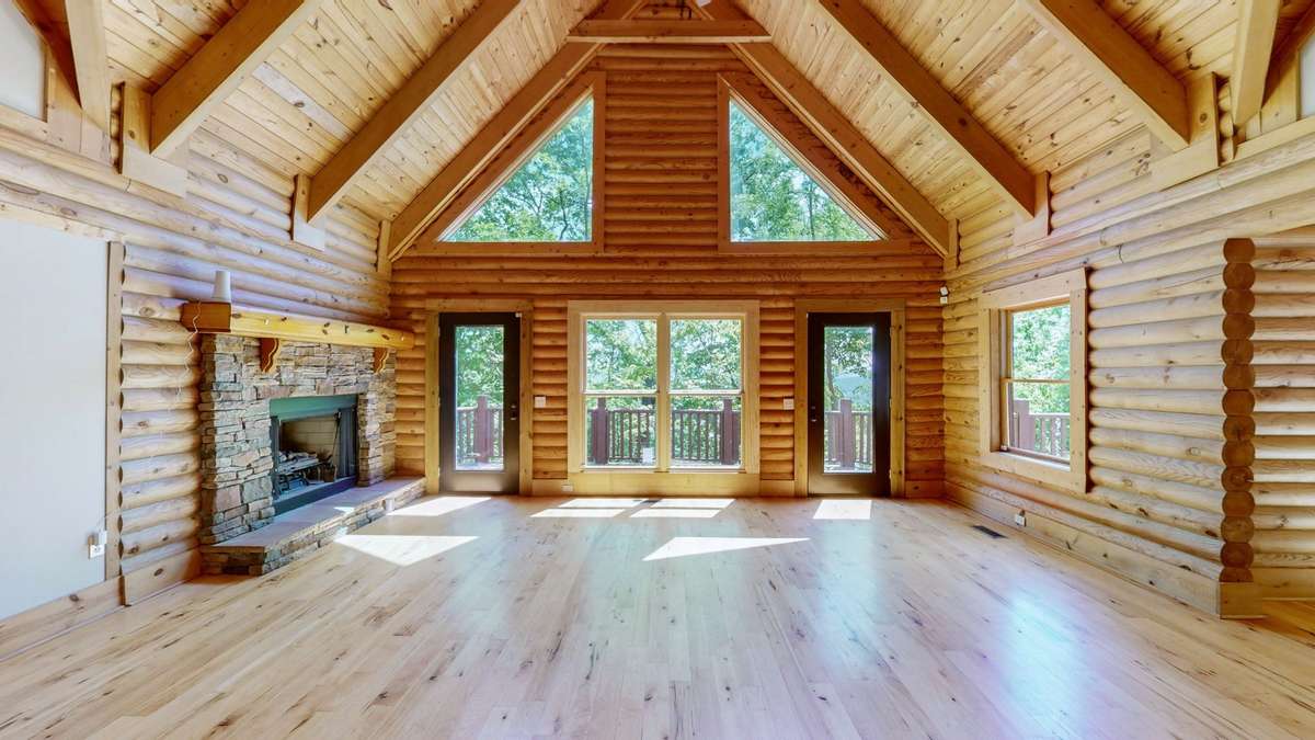 Options are endless for this open Livingroom space. Do you prefer a large sectional or a more formal sitting area?  Remember you have plenty of other rooms  for theater, game room, or extra sleep areas!