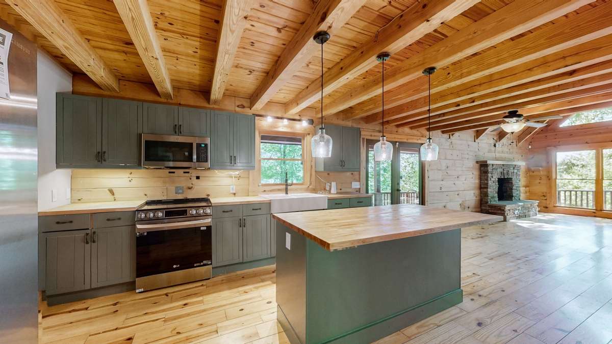 How would you decorate this space?  Don't forget about the formal dining room connected as well!