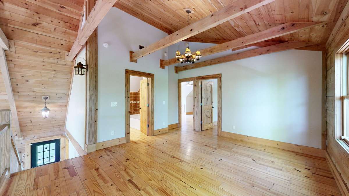 Open to the downstair and nestled between two rooms, what would you do with this open space?