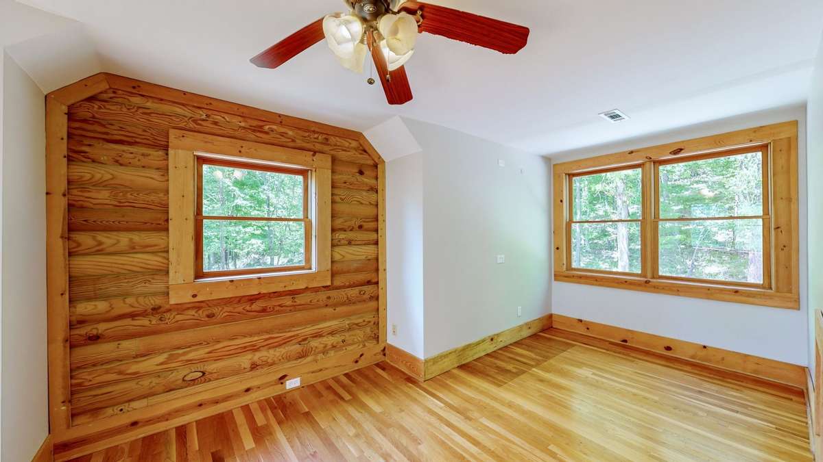 Bedroom #2 can sleep up to 6 depending on your plans for the cabin.  Secondary bedroom or multi use for extra sleepers.