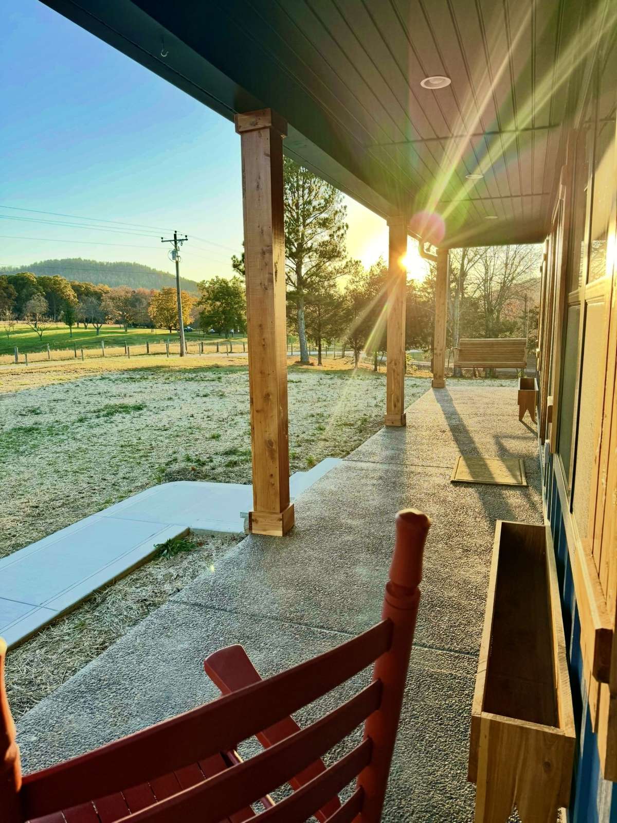 Front Porch with view of Cannon County