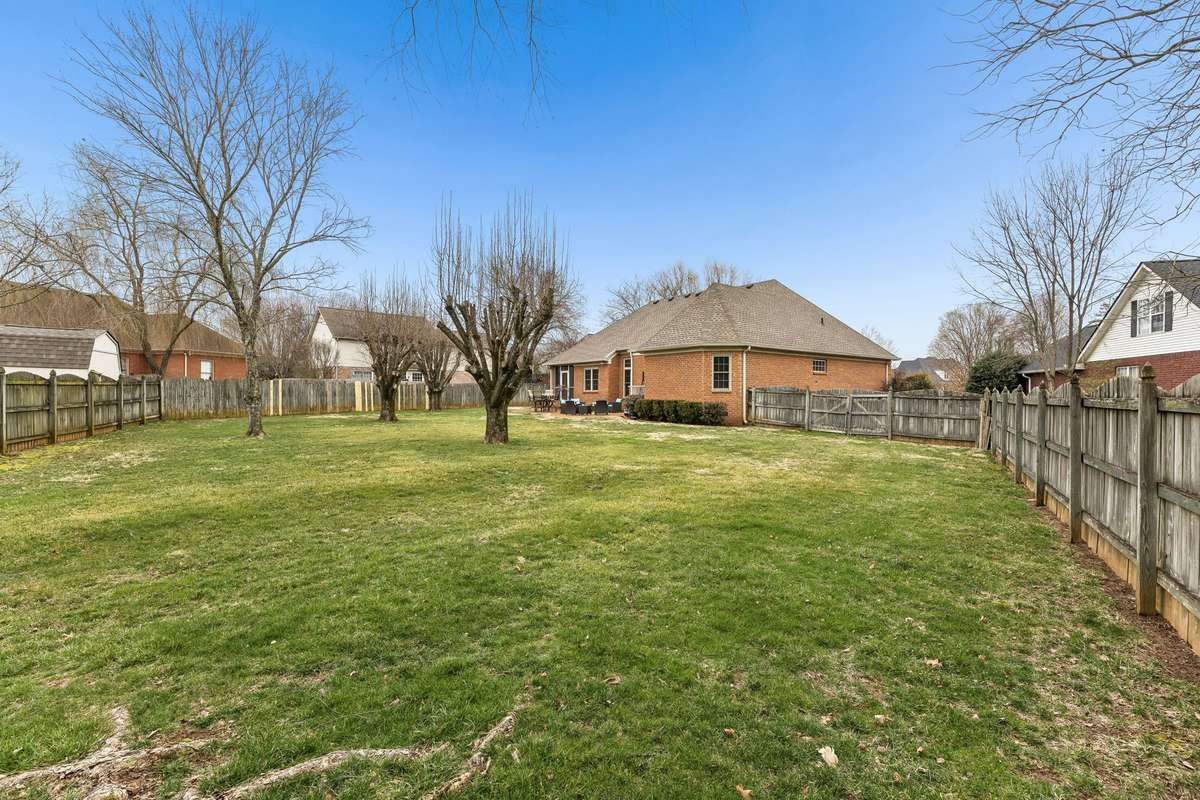 Run and play in your generous sized, fenced backyard!  2409 Amber Glen Court, Murfreesboro, TN 37128