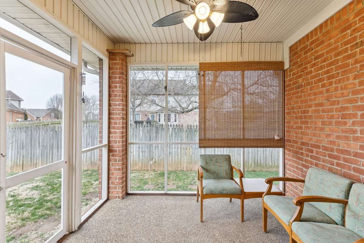 Screened in porch overlooking your private, fenced in backyard! 2409 Amber Glen Court, Murfreesboro, TN 37128