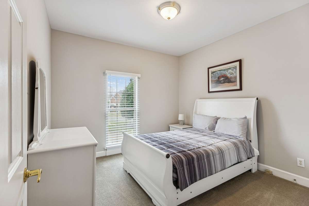 Bedroom three has soft carpeting with a neutral color scheme ready to make your own! 2409 Amber Glen Court, Murfreesboro, TN 37128