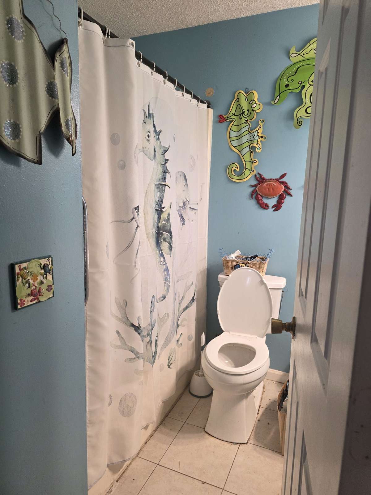 Hallway, full bath