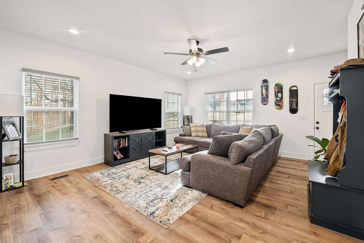 Open concept downstairs including primary on the main level
